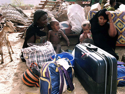 Fluechtlingslager im Mauretanien